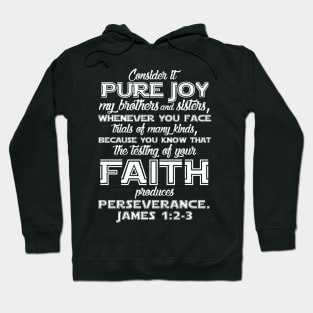 James 1:2-3 Hoodie